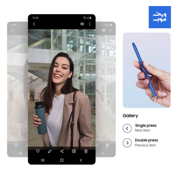 گوشی موبایل سامسونگ مدل Galaxy Note 20 Lite ظرفیت 256 گیگابایت رم 8