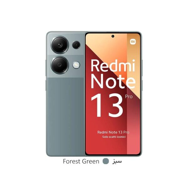 گوشی موبایل شیائومی مدل Redmi note 13pro 4G حافظه 256گیگابایت و رم 8گیگابایت