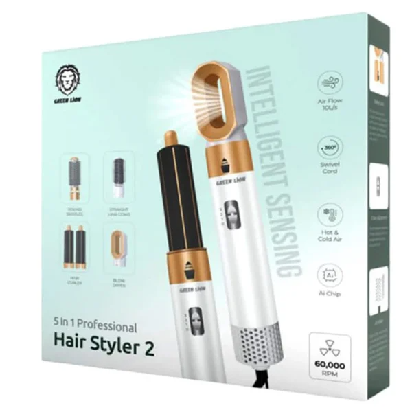 دستگاه حالت دهنده مو 5در1 سری 2 گرین لاین مدل Professional Hair Styler 2